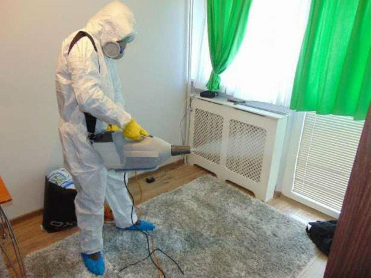 ФОТО Санобработка от насекомых в селе Московской области Тарасовка