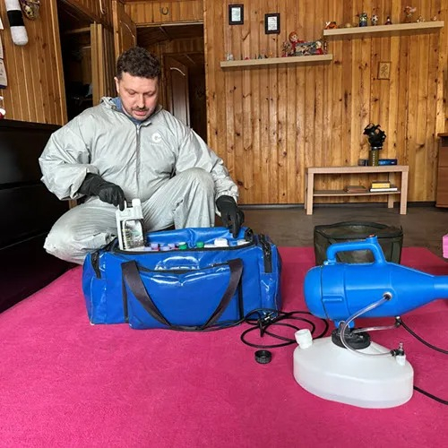 ФОТО Полное удаление ртути в помещениях в селе Московской области Тарасовка