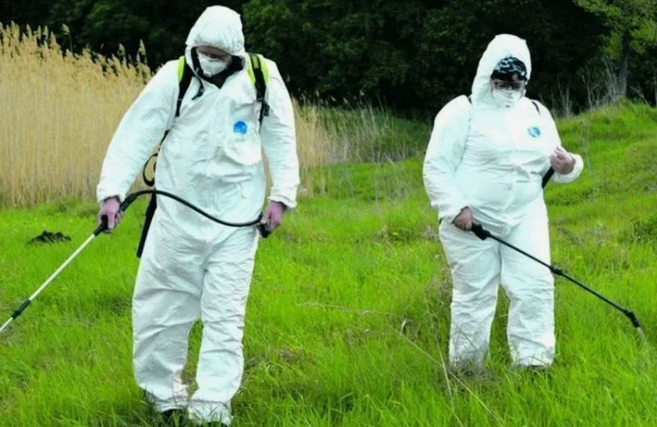 ФОТО Обработка от клещей в селе Московской области Тарасовка