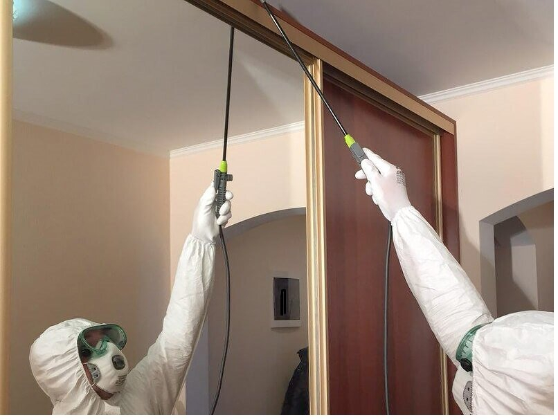 ФОТО Обработка от моли в селе Московской области Тарасовка